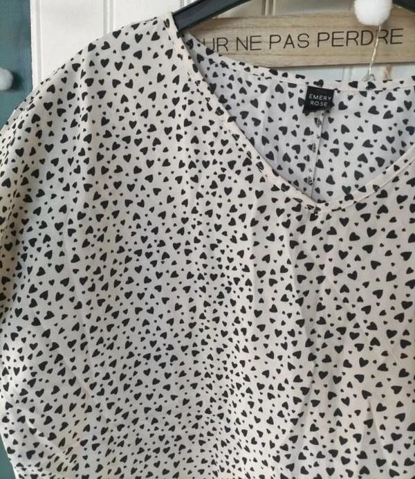 Crèmekleurige T-shirt maat L emery rose nieuw – photo 5